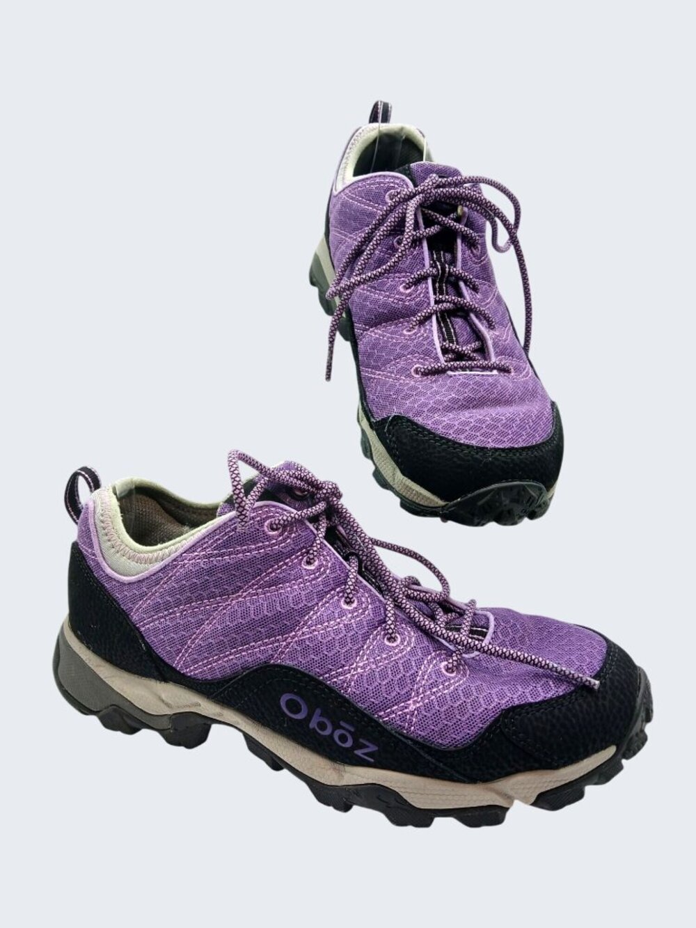 Oboz Womens Pika Hiking Shoe Purple Size USA 10.5 Walking Trails Gorpcore - Picture 2 of 16